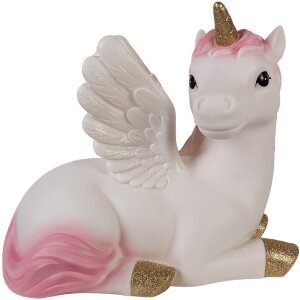 Clayre & Eef 6LMP804 Luz de Noche Unicornio LED 41x25x40 cm