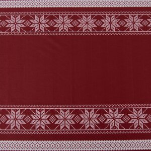 Clayre & Eef KT003.002 Mantel 140x220 cm Cuadros rojos y blancos