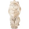 Clayre & Eef 5MG0080 Decoración León 50x30x62 cm Beige Marrón