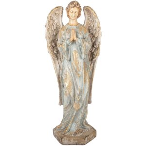 Clayre & Eef 5MG0082 Ángel Decorativo 28x20x70...