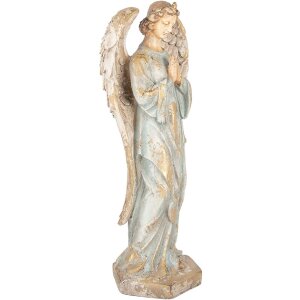 Clayre & Eef 5MG0082 Ángel Decorativo 28x20x70...