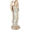 Clayre & Eef 5MG0082 Ángel Decorativo 28x20x70 cm Beige/Gris