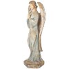 Clayre & Eef 5MG0082 Ángel Decorativo 28x20x70 cm Beige/Gris