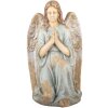 Clayre & Eef Decoración Ángel 34x36x55 cm Beige-Azul