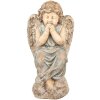 Clayre & Eef Decoración Ángel 32x23x56 cm Beige Gris