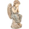 Clayre & Eef Decoración Ángel 32x23x56 cm Beige Gris