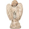 Clayre & Eef Decoración Ángel 32x23x56 cm Beige Gris