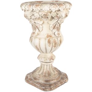 Clayre & Eef 5MG0090 Maceta Decorativa Beige 35x56 cm