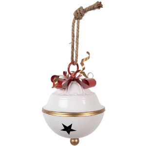 Clayre & Eef 6Y5923 Timbre Decorativo de Hierro...