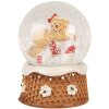 Clayre & Eef 66404 Bola de Nieve Hombre de Jengibre Ø 5x7 cm