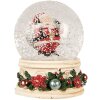 Clayre & Eef 66405 Globo de Nieve Papá Noel Ø 5x6 cm