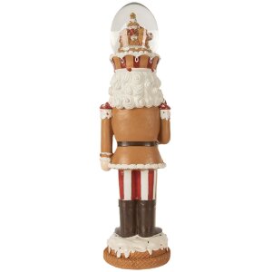 Clayre & Eef Decoración Cascanueces con LED 14x13x48 cm