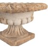 Clayre & Eef Maceta Decorativa Marrón Beige 61x35 cm