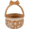 Clayre & Eef Cesta Ø 15x21 cm Marrón-Beige Cerámica