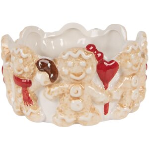 Clayre & Eef 6CE2233 Cuenco Ø 14x7 cm...