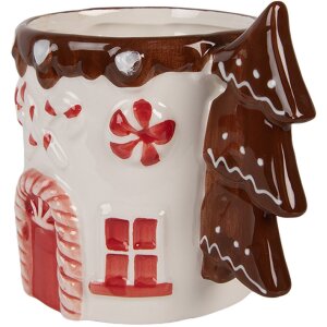 Clayre & Eef Taza 13x10x11 cm 400 ml Blanco...