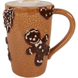 Clayre & Eef Taza 14x10x15 cm 575 ml Marrón...