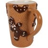 Clayre & Eef Taza 14x10x15 cm 575 ml Marrón Beige Cerámica
