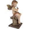 Clayre & Eef 5MG0099 Decoración Ángel 30x30x60 cm Beige