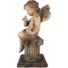Clayre & Eef 5MG0099 Decoración Ángel 30x30x60 cm Beige