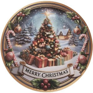 Clayre & Eef 66398 Plato Decorativo Ø 33x1 cm...