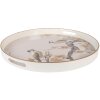 Clayre & Eef Bandeja Ø 46x4 cm Beige Marrón