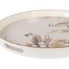 Clayre & Eef Bandeja Ø 46x4 cm Beige Marrón