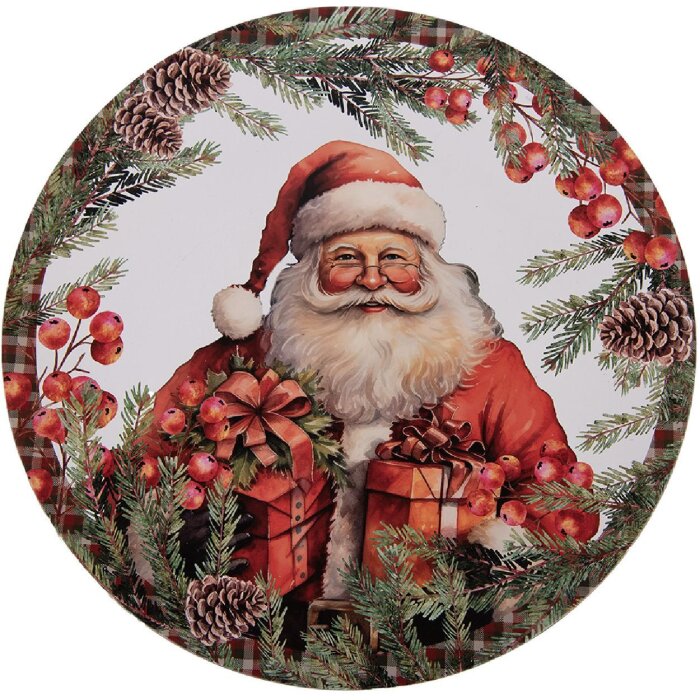 Clayre & Eef Plato de Presentación Ø 40x1 cm