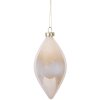 Clayre & Eef Adorno de Navidad Ø 7x13 cm Beige