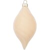 Clayre & Eef Adorno de Navidad Beige Ø 7x13 cm