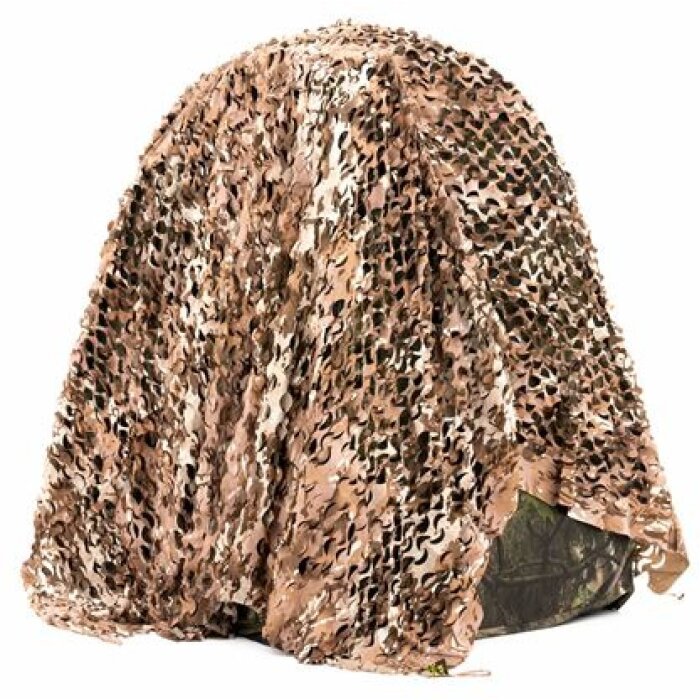 Red de camuflaje 3D Hojas Buteo Photo Gear Forest Camo Marrón 2,4x3 m