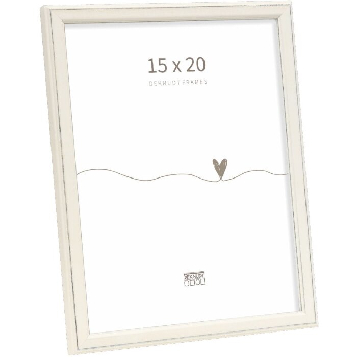 Marco de fotos Deknudt S236F1 Blanco 15x20 cm