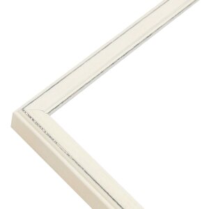 Marco de fotos Deknudt S236F1 Blanco 20x30 cm Madera