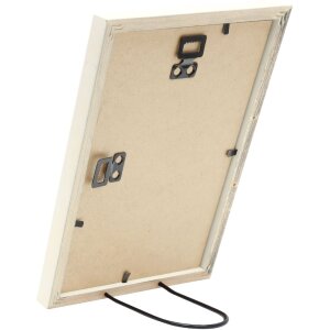 Marco de fotos Deknudt S236F1 Blanco 20x30 cm Madera