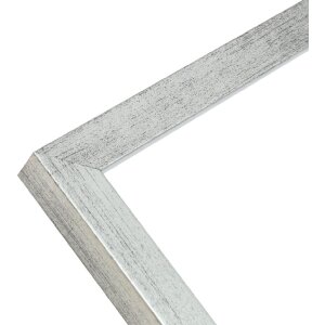 Marco de fotos de madera Deknudt S243D Antiksilber 18x24 cm