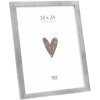 Marco de fotos de madera Deknudt S243D Antiksilber 18x24 cm