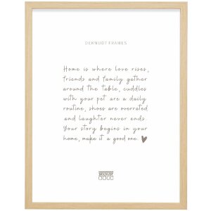 Marco de fotos de madera Deknudt S243H1 Natur 10x10 cm