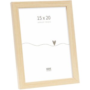 Marco de fotos de madera Deknudt S243D Natur 15x20 cm