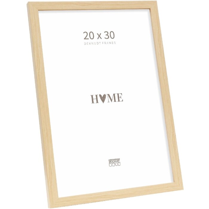 Marco de fotos de madera Deknudt S243H1 Natur 20x30 cm