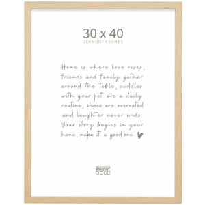 Marco de fotos Deknudt S243H1 Natural 30x40 cm