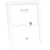 Marco de fotos de madera Deknudt S243D Blanco 13x18 cm