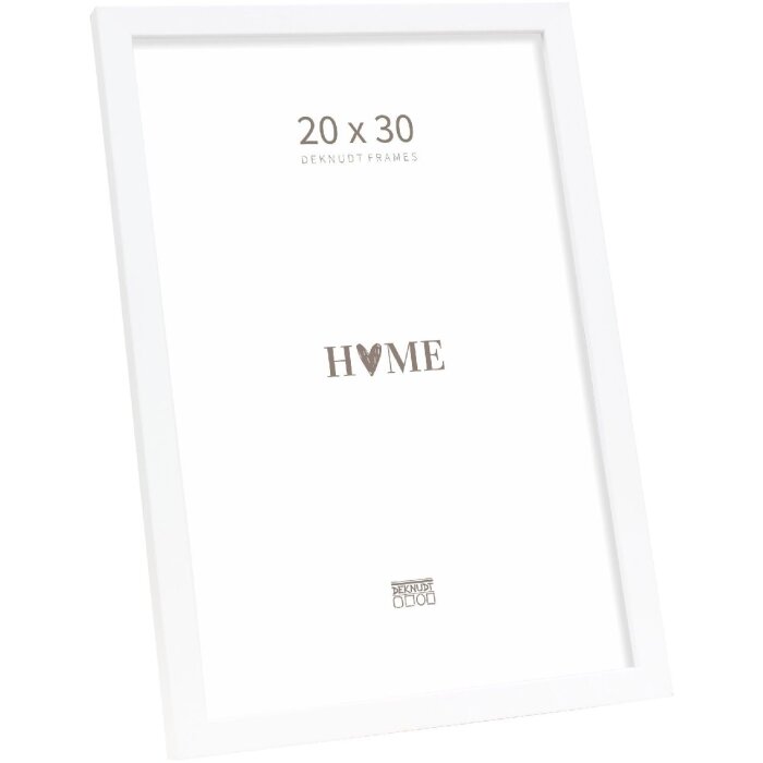 Marco de fotos de madera Deknudt S243D Blanco 20x30 cm