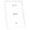 Marco de fotos de madera Deknudt S243D Blanco 20x30 cm