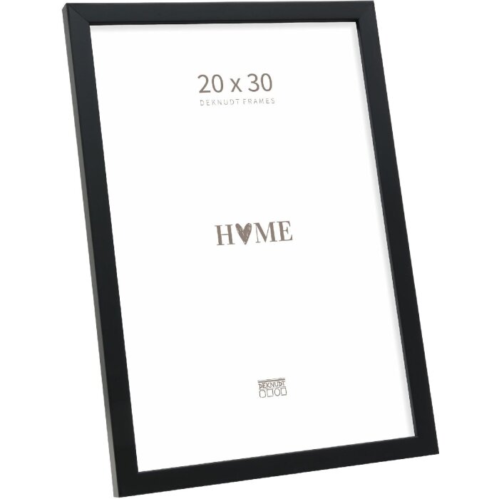 Marco de fotos de madera Deknudt S243K2 Negro 20x30 cm