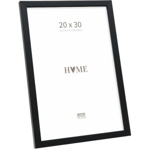 Marco de fotos de madera Deknudt S243K2 Negro 20x30 cm