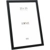 Marco de fotos de madera Deknudt S243K2 Negro 20x30 cm