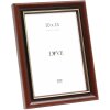 Marco de fotos de madera clásico Deknudt S407H2 10x15 cm Marrón
