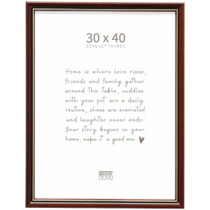 Marco de fotos de madera Deknudt S407H2 30x40 cm...