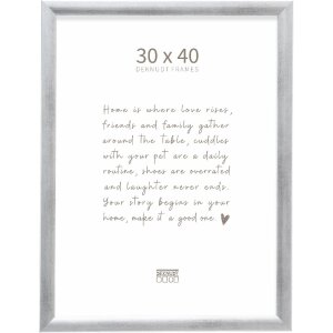 Marco de fotos Deknudt S54SD3 Plata 30x40 cm