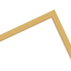 Marco de fotos de madera MendeFrames H011 Natur 18x24 cm con vidrio normal